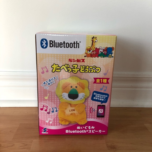 New Tabekko Animals Plushy Bluetooth Speaker Japan - Picture 2 of 5